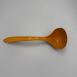 Vintage Hutzler Lopol Orange Melamine Soup Ladle No 705 Retro Kitchen Utensil